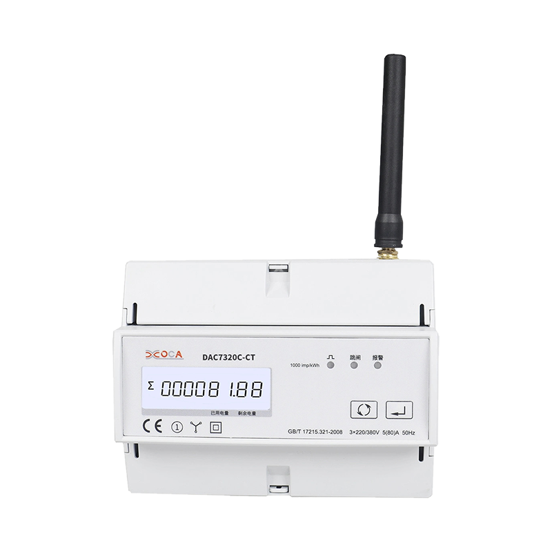 변압기 Tuya 전자 에너지 미터가 포함된 Dac7321c-CT DIN 레일 AC WiFi