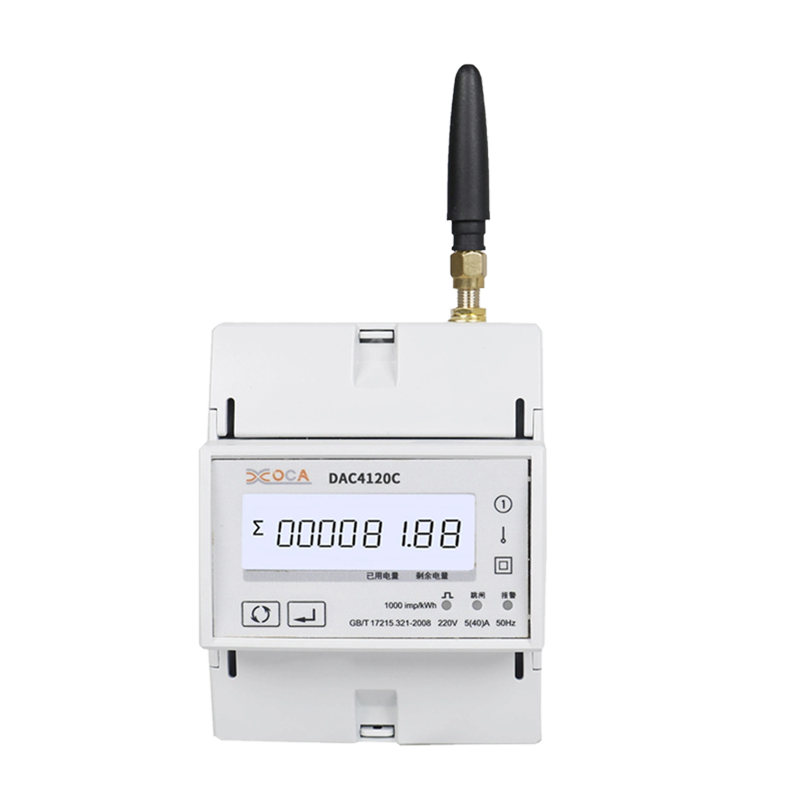 Dac4120c DIN 레일 단상 AC Modbus 스마트 다기능 에너지 미터