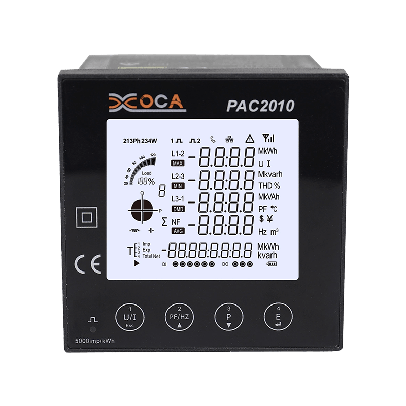 PAC5010 스마트 Modbus LCD 패널 전력계 멀티미터